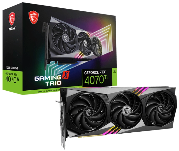 MSI GeForce RTX 4070 Ti GAMING X TRIO 12G