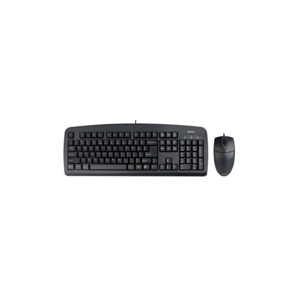 Комплект клавиатура и мишка A4TECH KB-72620, с кабел, Черен