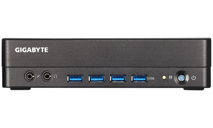 Настолен компютър Gigabyte Brix BSi5-1135G7, Intel® Core™ i5-1135G7, 2 x SO-DIMM DDR4, M.2 SSD, WI-FI 6 + BT 5.2, черно