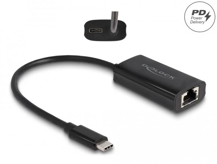 Delock Gigabit LAN Adapter USB-C