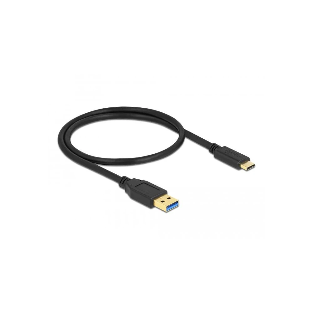 Кабел Delock USB-C мъжко - USB 3.2 A мъжко, 0.5 м