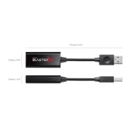 Външна звукова карта Creative Sound BlasterX G1, 7.1 HD, USB, 3.5 mm жак