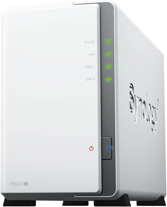 Мрежов сторидж Synology DS223j, за 2 диска, Realtek RTD1619B 4-core 1.7GHz