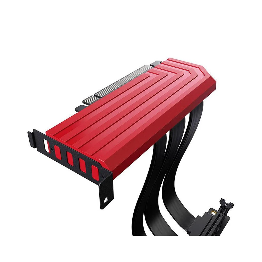Кабел за вертикален монтаж HYTE PCI-E 4.0 x16 200mm, Червено