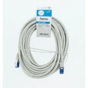 Мрежов пач кабел HAMA F/UTP, CAT 6, RJ-45 - RJ-45, 1Gbit/s, 10.0 m, Сив, Булк