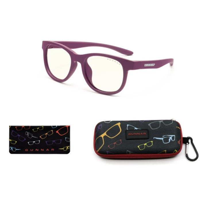 GUNNAR Rush Kids Small - Clear Natural Purple