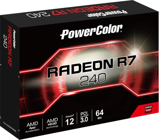 PowerColor AMD Radeon R7 240 2GB 64BIT GDDR5