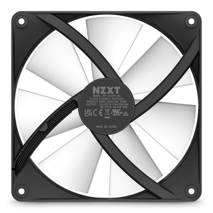 NZXT F140 RGB Core Black