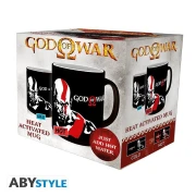 Чаша ABYSTYLE GOD OF WAR - Kratos, Сменящ се цвят, 320ml