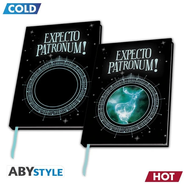 Тефтер ABYSTYLE HARRY POTTER Premium Heat Change Patronus, A5, 180 страници