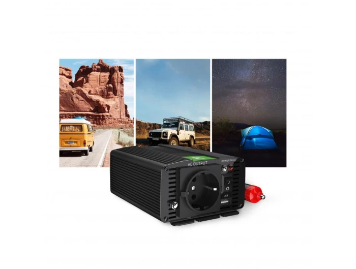 Инвертор GREEN CELL   24V 150W/300W Модифицирана синусоида
