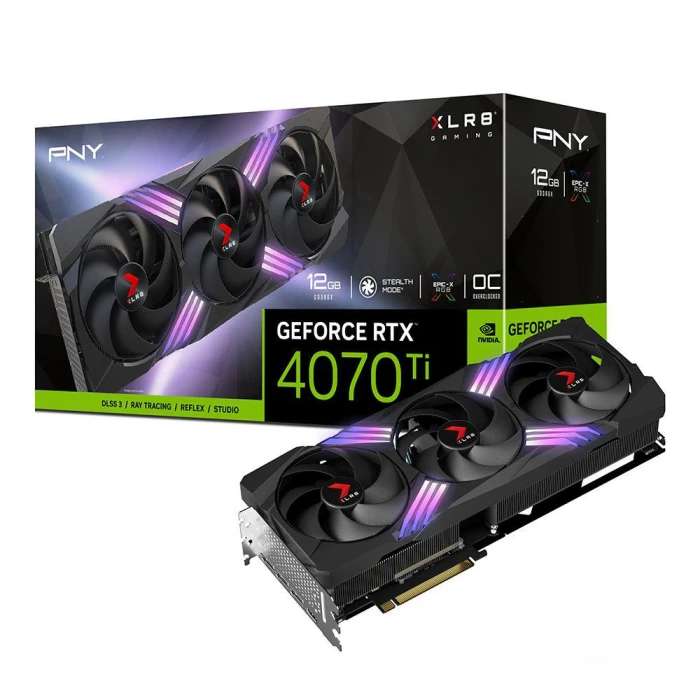 PNY GeForce RTX 4070 TI XLR8 GAMING VERTO EPIC-X RGB OC 24GB