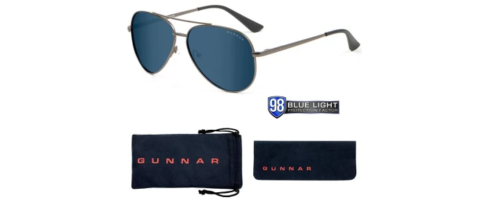 GUNNAR Maverick Gunmetal Onyx