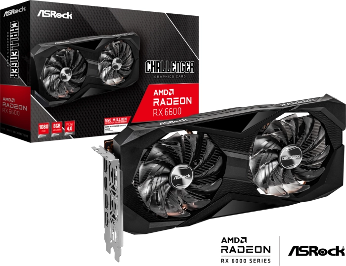 ASRock AMD Radeon RX 6600 Challenger D 8G