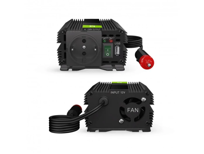 Инвертор GREEN CELL  PRO 12V 150W/300W Модифицирана синусоида