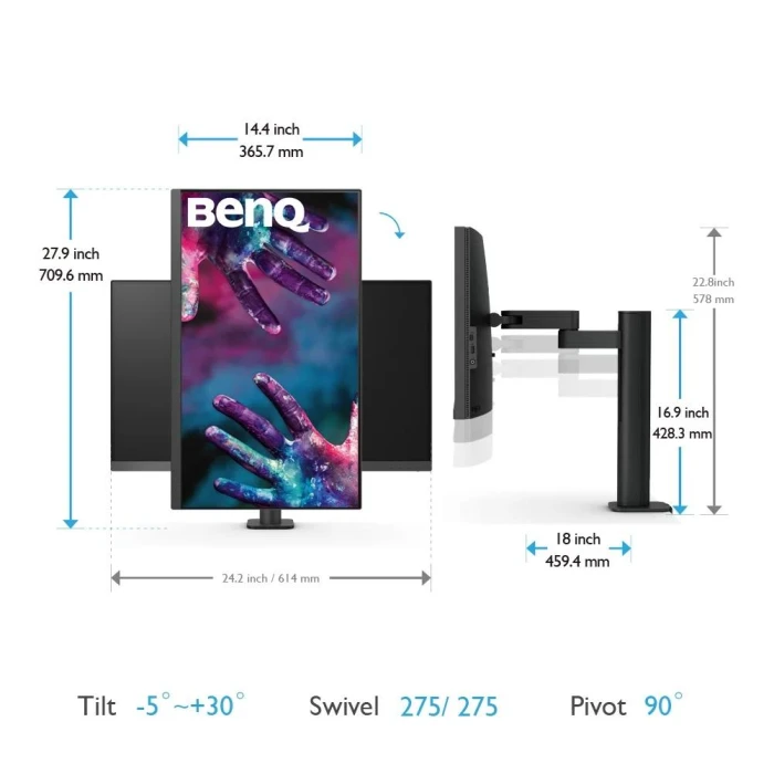 BenQ PD2705UA 27" IPS 4K 60Hz