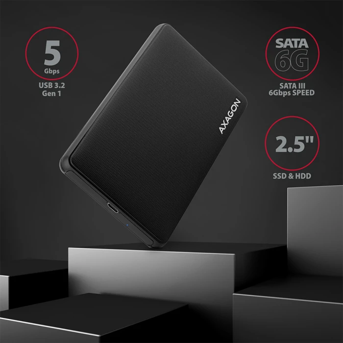 AXAGON EE25-SLC USB-C SLIDE box