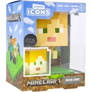 Статуетка Paladone Minecraft: Alex Icon Light BDP