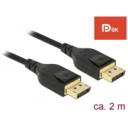 Кабел Delock  DisplayPort мъжко - DisplayPort мъжко, 2.0м, 8K