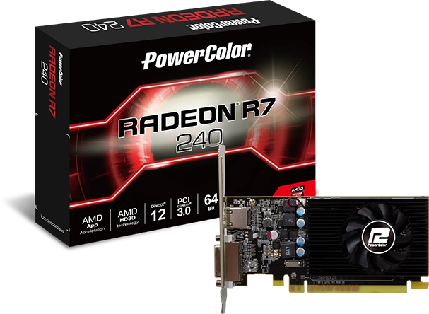 PowerColor AMD Radeon R7 240 2GB 64BIT GDDR5
