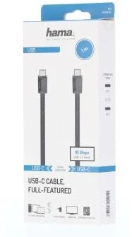 HAMA USB-C 10Gbps 100W - 1.0m