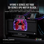 Воден блок за видео карта Corsair Hydro XG7 RGB за RTX 3080/3080 Ti Series Founders Edition CX-9020011-WW