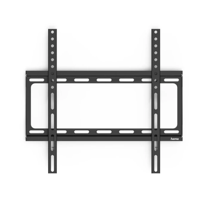 Стенна стойка за TV HAMA 118068, Фиксирана, 65", 35 кг, Черна