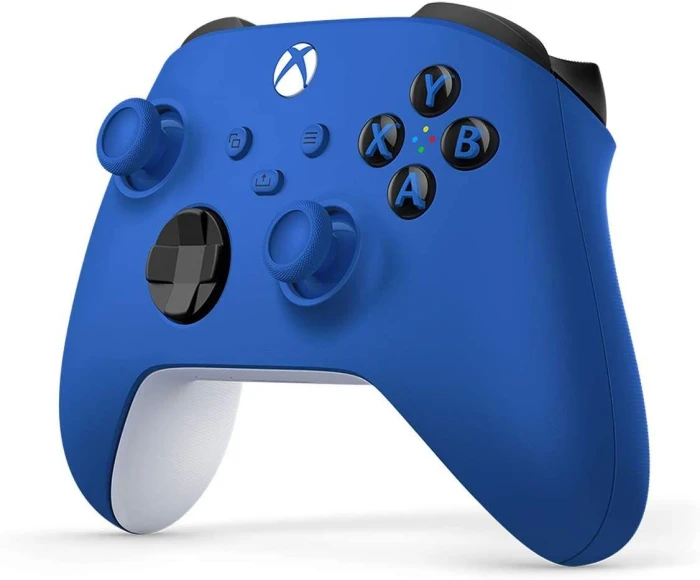 Контролер Microsoft, За Xbox, Безжичен, Син