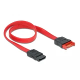 Интерфейсен кабел SATA III Delock 83954, удължителен. 0.50 m, червен