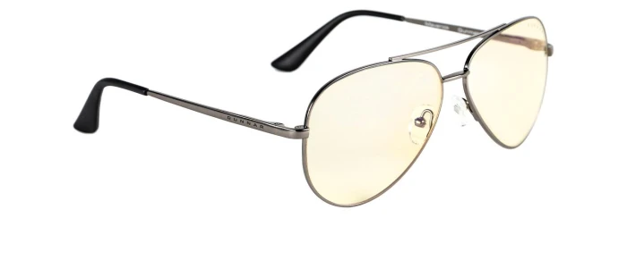 GUNNAR Maverick Gunmetal Liquet Silver