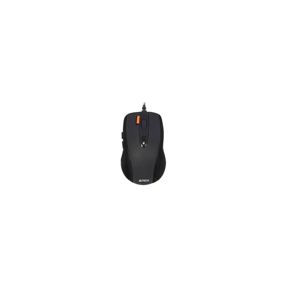 Жична мишка A4Tech N-70FX, V-Track PADLESS, Черен, USB