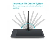 Графичен таблет HUION INSPIROY Q11K V2,  USB, WiFi,  Черен