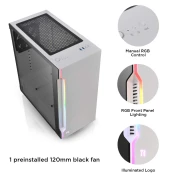 Thermaltake H200 TG Snow RGB