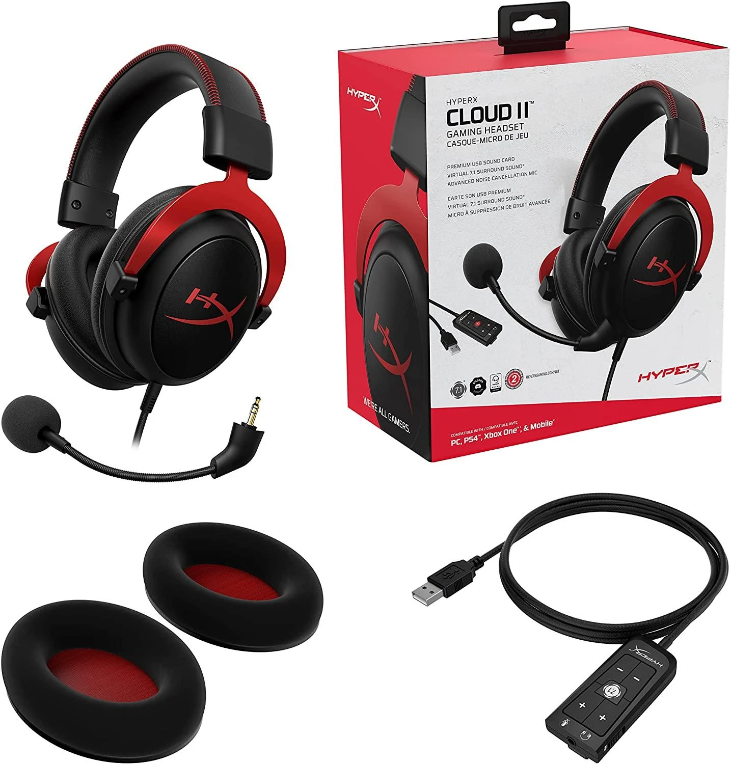 HyperX Cloud II Red