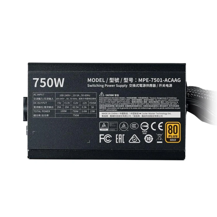 Cooler Master MWE 750 V2 Gold 750W