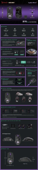 BLOODY R73 Pro Cypher Ghost