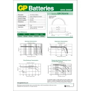 Бутонна батерия литиева GP CR-2450 3V 5 бр. в блистер / цена за 1 бр./ GP