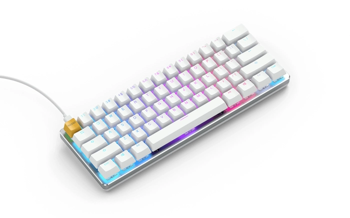 Glorious White Ice GMMK RGB Compact