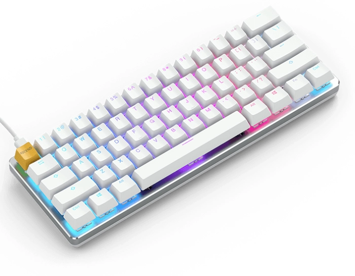 Glorious White Ice GMMK RGB Compact