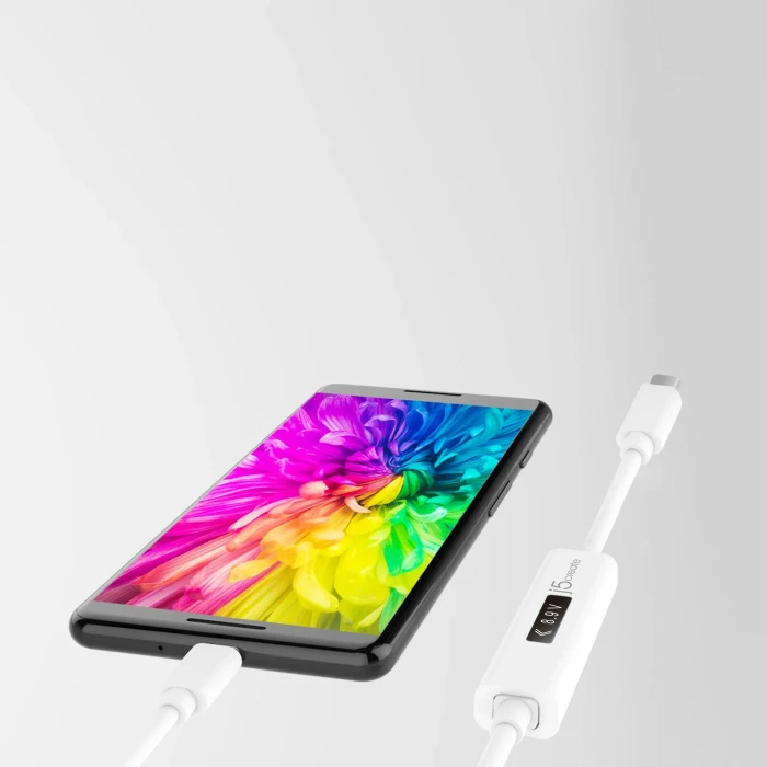 Кабел за зареждане j5create JUCP14 Измервател на мощност USB-C