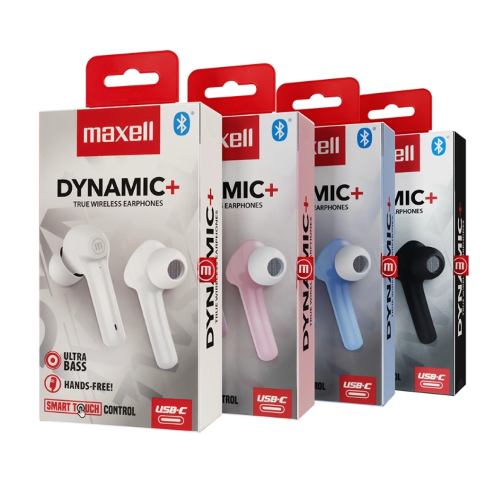 Слушалки MAXELL Dynamic Бял
