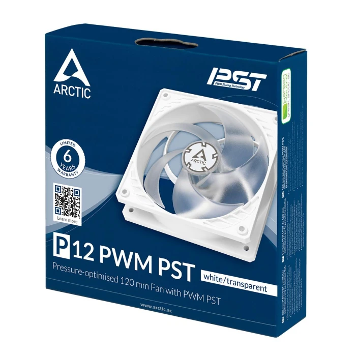 ARCTIC P12 PWM PST White