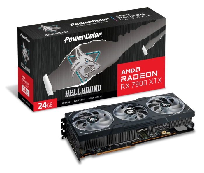 PowerColor RADEON HELLHOUND RX 7900 XTX OC 24GB GDDR6