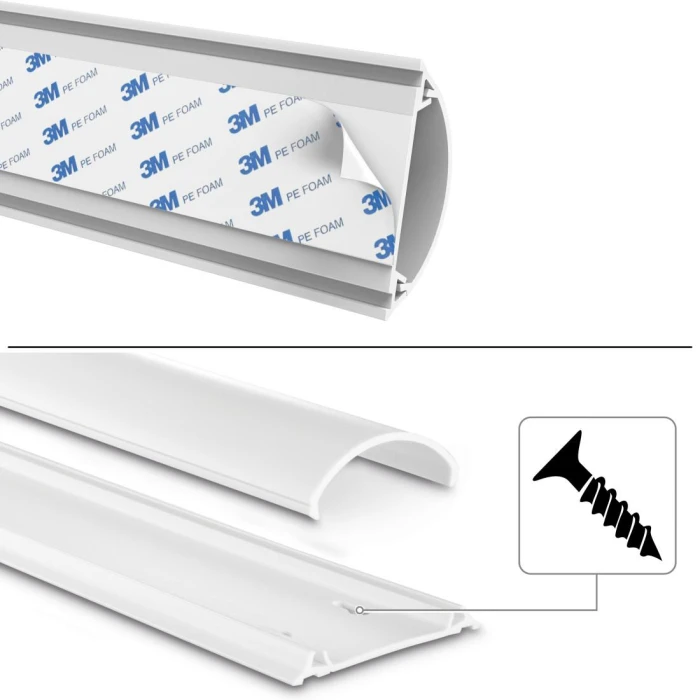 Канал PVC за скриване на кабел-100х7х2,1 см
