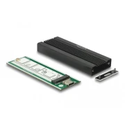 Външно чекмедже Delock, За M.2 NVMe PCIe SSD, USB-C 3.2 Gen 2, 10 Gbps
