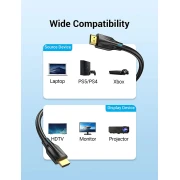 Vention Кабел HDMI v2.1 M / M 1m  - 8K Dolby Vision HDR - AANBF