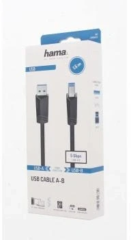 HAMA USB-A > USB-B 5Gbps - 1.5m