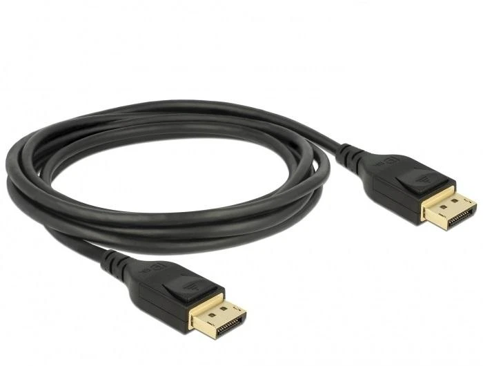 Кабел Delock  DisplayPort мъжко - DisplayPort мъжко, 2.0м, 8K