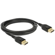 Кабел Delock  DisplayPort мъжко - DisplayPort мъжко, 2.0м, 8K