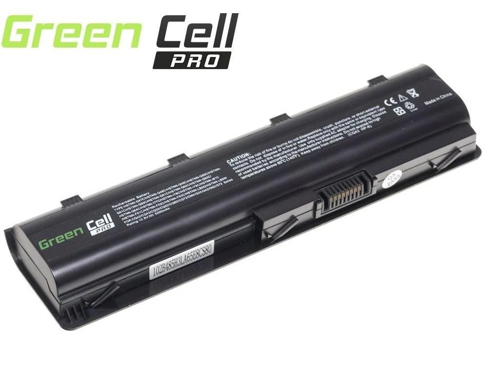 Батерия  за лаптоп GREEN CELL, HP G32/G42/G62/G72 Presario CQ31/CQ42 CB0W / DB0W 10.8V, 5200mAh, Черен
